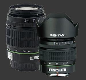 Pentax 18-55 F3.5-5.6 50-200 F4.5-5.6