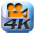 4K Video Icon