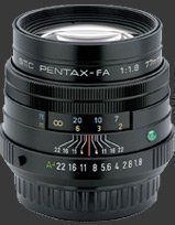 Pentax FA 77mm F1.8 Lens