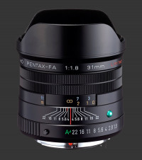 Pentax HD D FA 31mm F/1.8 Limited