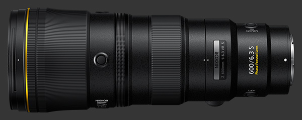 Nikkor Z 600mm F/6.3S VR Lens