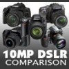 10 Megapixels DSLR Cameras Comparison