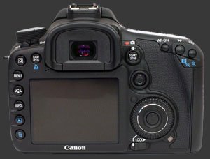 Canon EOS 7D Back