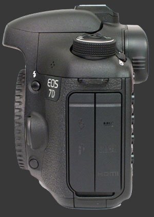 Canon EOS 7D Left-Side