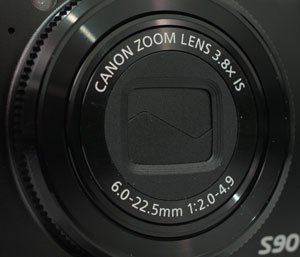 Canon Powershot S90 Lens