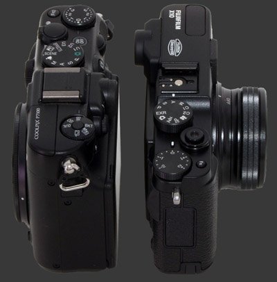 Fuji Finepix  X10 and Nikon Coolpix P7100