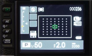 Fuji Finepix X100 LCD