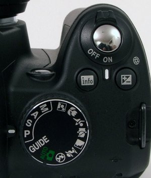 Nikon D3000 Top Controls