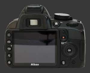 Nikon D3100 Back