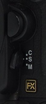 Nikon D3X Lens Controls