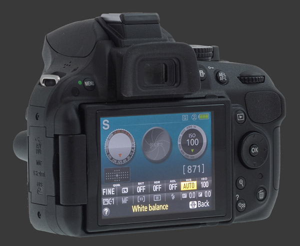 Nikon D5200 Status Screen