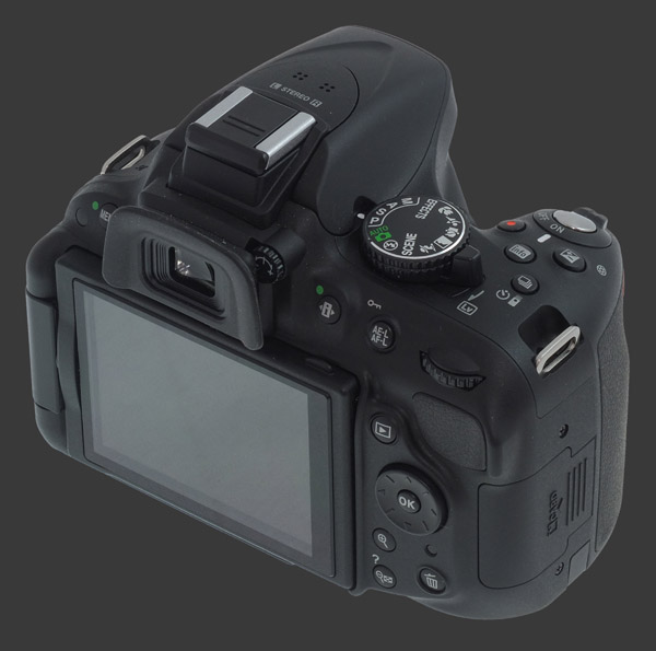 Nikon D5200 LCD Slant