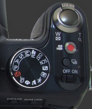 Panasonic Lumix DMC-FZ100 Mode-Dial Grip