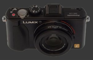 Panasonic Lumix DMC-LX5 Front Top