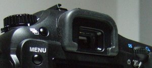 Pentax K10D viewfinder