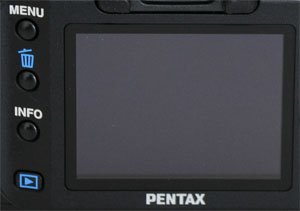 Pentax K20D LCD