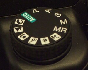 Sony Alpha A700 Mode Dial