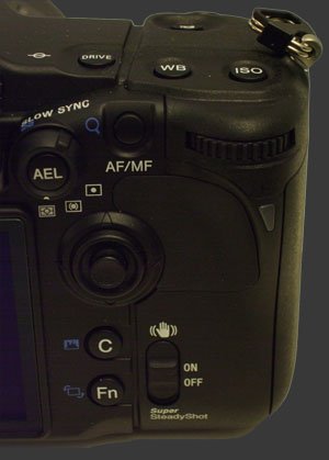 Sony Alpha A700 Rear Controls