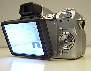 Sony H9 Tilted LCD
