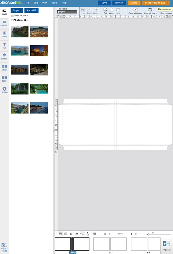 AdoramaPix Cover Editor